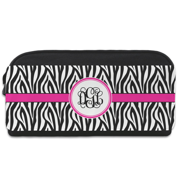 Custom Zebra Print Shoe Bag (Personalized)