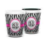 Zebra Print Ceramic Shot Glass - 1.5 oz (Personalized)
