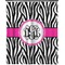 Zebra Print Extra Long Shower Curtain - 70"x84" (Personalized)