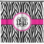 Zebra Print Shower Curtain - Custom Size (Personalized)