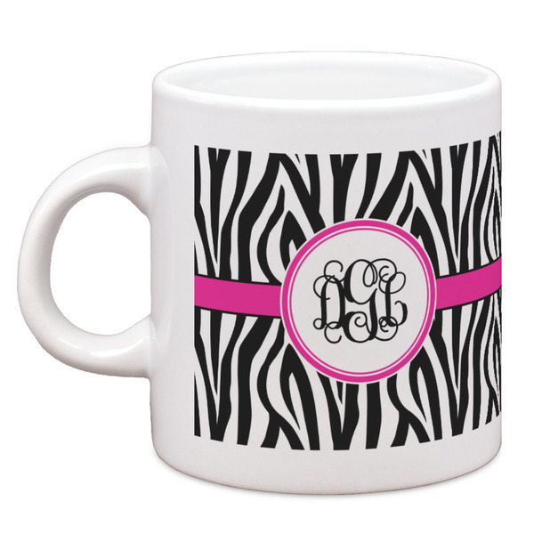 Custom Zebra Print Espresso Cup (Personalized)