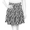 Zebra Print Skater Skirt - Front
