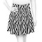 Zebra Print Skater Skirt - Large