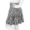 Zebra Print Skater Skirt - Side