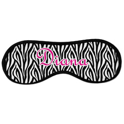 Zebra Print Sleeping Eye Masks - Large (Personalized)