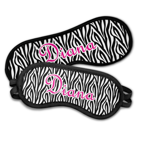 Zebra Print Sleeping Eye Masks - PARENT
