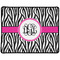 Zebra Print Large Gaming Mouse Pad - 12.5" x 10" (Personalized)