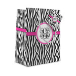 Zebra Print Small Gift Bag (Personalized)