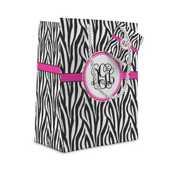 Zebra Print Gift Bag (Personalized)