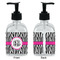 Zebra Print Glass Soap/Lotion Dispenser - Approval