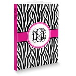 Zebra Print Softbound Notebook - 7.25" x 10" (Personalized)