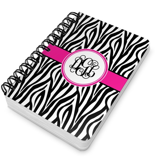 Zebra Print Spiral Journal 5 x 7 - Main