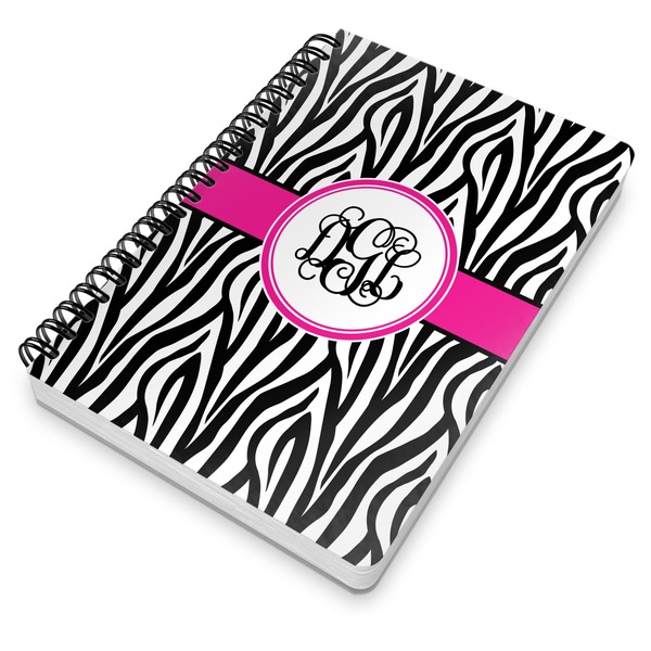 Zebra Print Spiral Journal 7 x 10 - Main