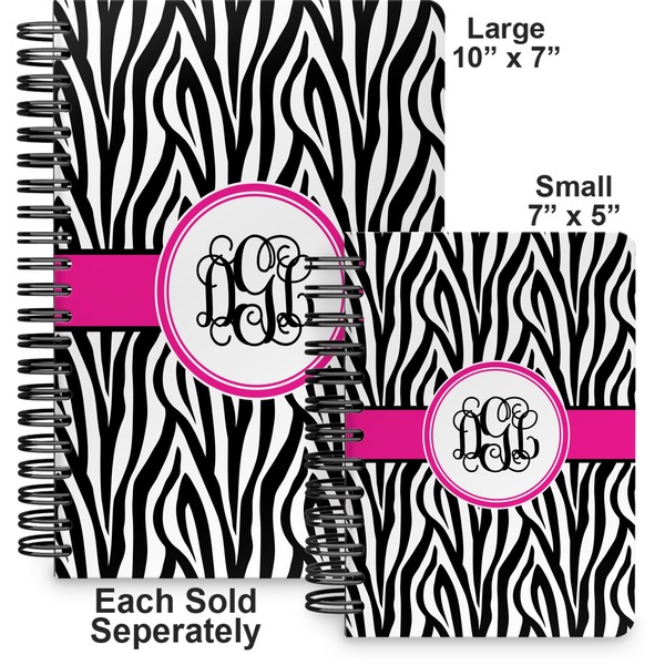 Zebra Print Spiral Journal - Comparison