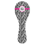 Zebra Print Ceramic Spoon Rest (Personalized)