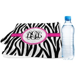 Zebra Print Sports & Fitness Towel (Personalized)
