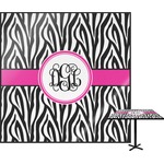 Zebra Print Square Table Top (Personalized)