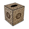 Zebra Print Wood Tissue Box Cover (Personalized)
