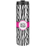 Zebra Print Stainless Steel Skinny Tumbler - 20 oz (Personalized)