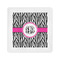 Zebra Print Standard Cocktail Napkins (Personalized)