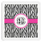 Zebra Print Paper Dinner Napkins (Personalized)