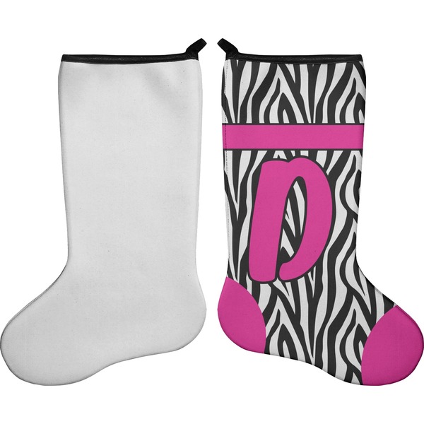 Zebra Print Stocking - Single-Sided - Approval