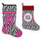Zebra Print Stockings - Side by Side compare