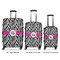 Zebra Print Suitcase Set 1 - APPROVAL