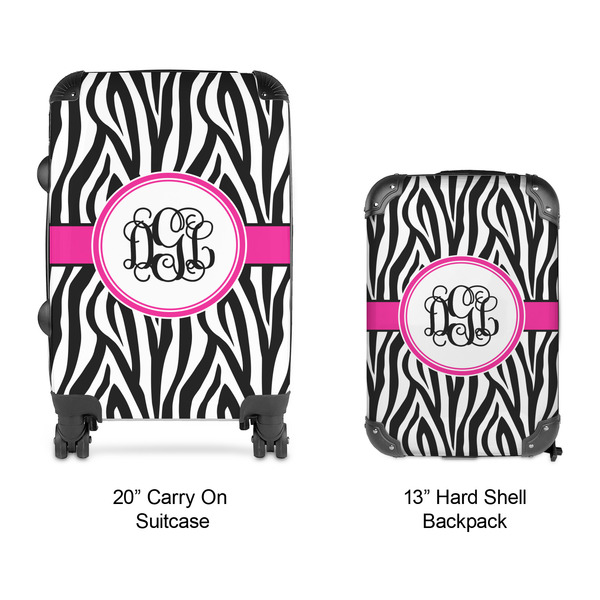Zebra Print Suitcase Set 4 - APPROVAL