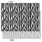 Zebra Print Tissue Paper - Heavyweight - Large - Front & Back