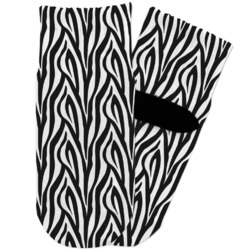 Zebra Print Toddler Ankle Socks (Personalized)