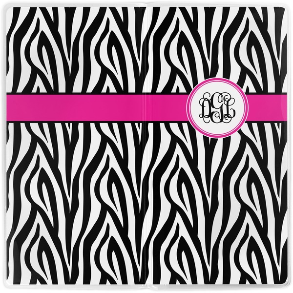Zebra Print Vinyl Document Wallet - Apvl