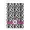 Zebra Print Waffle Weave Golf Towel (Personalized)