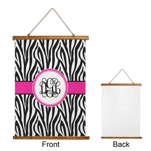 Zebra Print Wall Hanging Tapestry - Portrait - APPROVAL