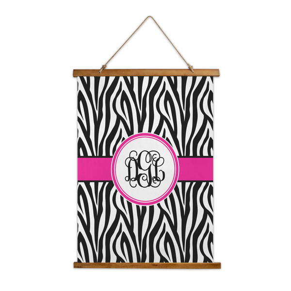 Custom Zebra Print Wall Hanging Tapestry (Personalized)