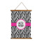 Zebra Print Wall Hanging Tapestry (Personalized)