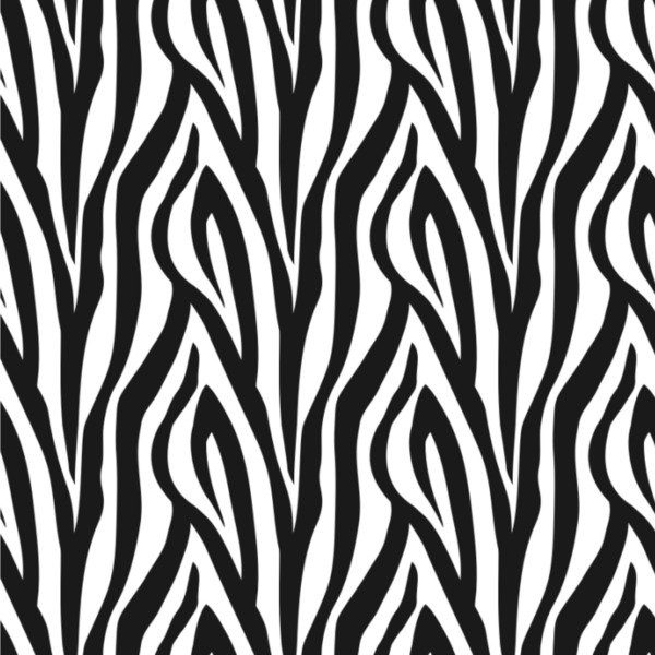 Custom Zebra Print Wallpaper & Surface Covering (Peel & Stick 24"x 24" Sample)