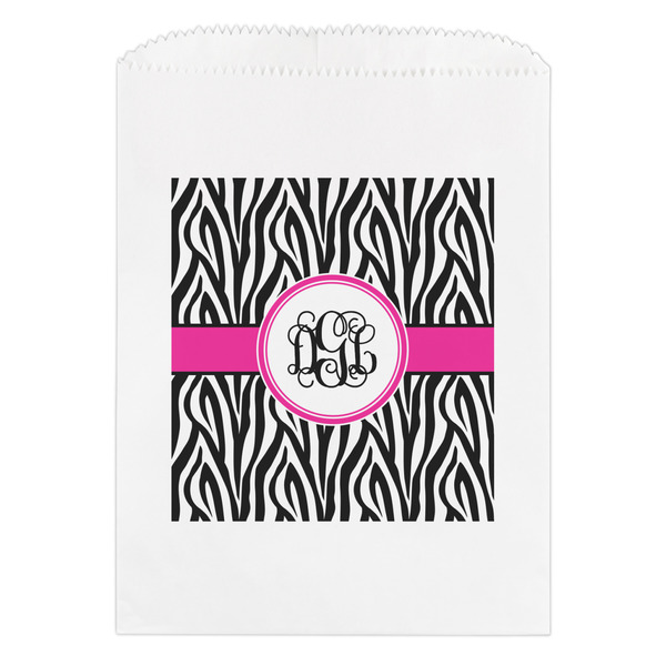 Custom Zebra Print Treat Bag (Personalized)