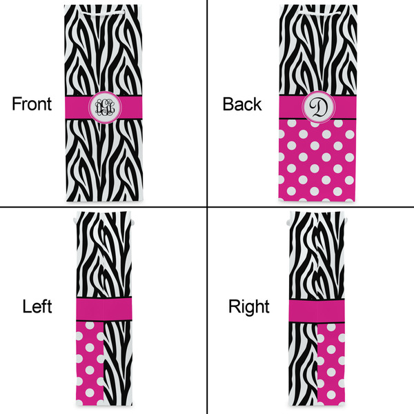 Zebra Print Wine Gift Bag - Gloss - Approval