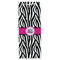 Zebra Print Wine Gift Bag - Gloss - Front