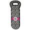 Zebra Print Wine Tote Bag (Personalized)
