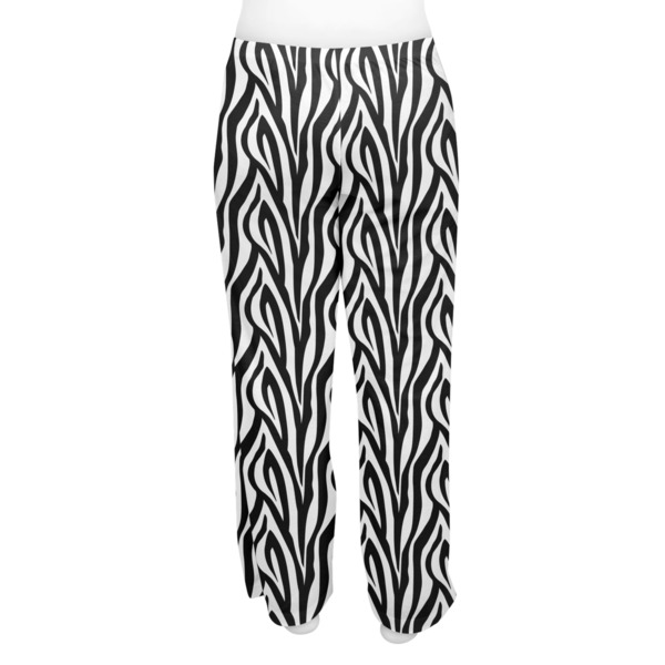 Zebra Print Women's Pj on model - Back