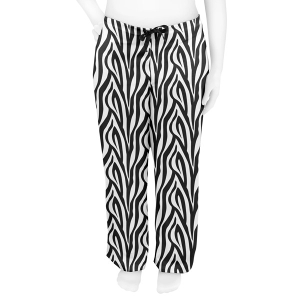 Zebra Print Women's Pj on model - Front