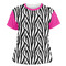Zebra Print Women's Crew T-Shirt