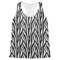 Zebra Print Womens Racerback Tank Top - X Small
