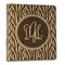 Zebra Print Wood 3-Ring Binder - 1" Letter Size (Personalized)