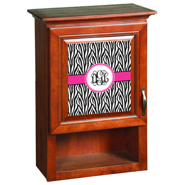 Zebra Print Wooden Cabinet Decal (Medium)
