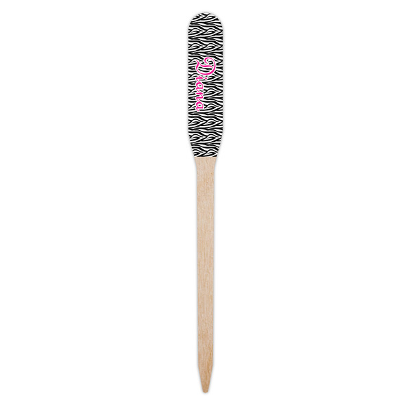 Zebra Print Wooden Food Pick - Paddle - Single Pick