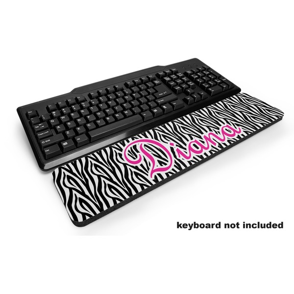 Custom Zebra Print Keyboard Wrist Rest (Personalized)