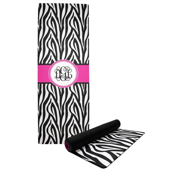 Custom Zebra Print Yoga Mat (Personalized)
